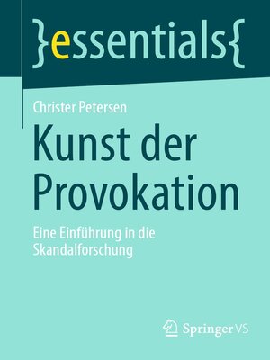 cover image of Kunst der Provokation